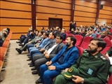 برگزاری آیین تکریم و معارفه فرمانده سپاه شهرستان بهارستان با حضور سردار ذوالقدر