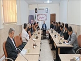 برگزاری جلسه هماهنگی برگزاری مراسم عزاداری سالروز شهادت حضرت فاطمه زهرا (س) بخش گلستان