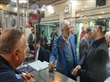  بازدید سرزده فرماندار از شعبه بانک ملت شهرستان بهارستان