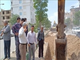 بازدید فرماندار بهارستان از مخازن آب گلستان و بوستان