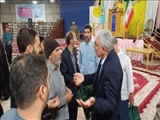 دیدار صمیمی فرماندار بهارستان با نمازگزاران در مصلی بوستان