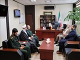 دیدار فرمانده سپاه حضرت ابوالفضل (ع) با فرماندار بهارستان