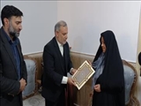 دیدار سرپرست فرمانداری بهارستان با خانواده دو شهید در روستاهای شهرستان