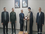 دیدار نوروزی سرپرست فرمانداری بهارستان با امام جمعه بخش بوستان