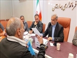 نخستین ملاقات عمومی سرپرست فرمانداری بهارستان در سال جدید