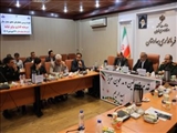 جلسه بررسی راهکارهای اجرایی تحقق شعار سال در شهرستان بهارستان با حضور مدیران کل استانی