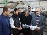 بازدید فرماندار بهارستان از دو واحد تولید کفش