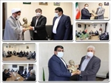 دیدار عیدانه شهردار،رئیس و اعضای شورای اسلامی صالحیه با فرماندار شهرستان بهارستان و امام جمعه بخش گلستان