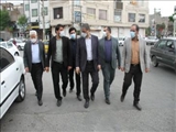  بازدید فرماندار بهارستان از نحوه اجرای محدودیت ها، تعطیلی و پلمب واحد های صنفی