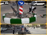 محیط پیرامون دکل خیابان شهداء ایمن سازی شد