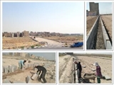 ادامه عملیات جدول گذاری  و زیر سازی پروژه اتصال نگارستان 18 به بلوار آیت اله هاشمی رفسنجانی