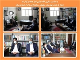  دیدار فرماندار بهارستان با امام جمعه نسیم شهر