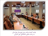 گزارش تصویری کمیته برنامه ریزی شهرستان بهارستان 