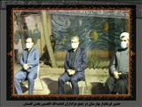 گزارش تصویری حضور فرماندار بهارستان در جمع عزاداران ابا عبدالله الحسین ( ع ) بخش گلستان 