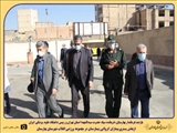 بازدید فرماندار بهارستان، فرمانده سپاه سیدالشهدا استان تهران و رییس دانشگاه علوم پزشکی ایران از درمانگاه و کلینیک  و بخش در حال احداث کرونا بیمارستان