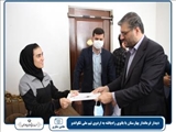  دیدار فرماندار بهارستان با بانوی راه‌یافته به اردوی تیم ملی تکواندو