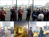 دیدار و شنیدن درد دل‌های رانندگان تاکسی توسط شهردار گلستان