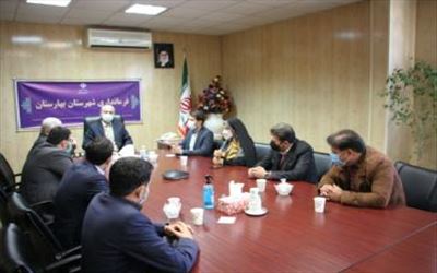 دیدار شهردار و اعضای شورای اسلامی شهر صالحیه با سرپرست فرمانداری بهارستان