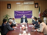 نشست سرپرست فرمانداری بهارستان با اعضای موسسه ملی مرهم