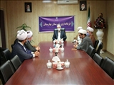  دیدار جمعی از روحانیون و امامان جماعت شهرستان با سرپرست فرمانداری بهارستان