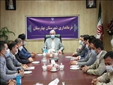 گزارش تصویری دیدار دهیاران و اعضای شورای اسلامی روستاهای اورین و همدانک با سرپرست فرمانداری بهارستان 