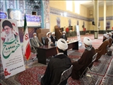 گزارش تصویری همایش طلاب و روحانیون بمناسبت هفته بسیج با سرپرست فرمانداری بهارستان