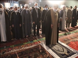 گزارش تصویری حضور و اقامه نماز سرپرست فرمانداری بهارستان در مصلی نسیم شهر