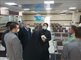 بازدید فرماندار بهارستان از درمانگاه شهدای مدافع حرم نسیم شهر و نحوه اجرای طرح پایش سلامت