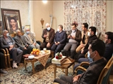 دیدار فرماندار بهارستان با 4 مادر معظم شهید در بخش بوستان