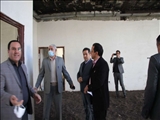 بازدید فرماندار بهارستان از پروژه در حال اجرای بازسازی ساختمان شهرداری گلستان