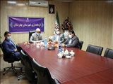 ویدئوکنفرانس بررسی ورفع مشکلات معیشتی شهرستان بهارستان