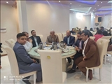 ضیافت افطاری عبداله نوحی فرماندار شهرستان بهارستان با مددجویان بهزیستی و مؤسسه دستان بینا
