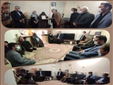 دیدار عبداله نوحی فرماندار شهرستان بهارستان با خانواده‌ معظم شهید محمود اتابکی
