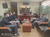 نشست هم‌اندیشی عبداله نوحی فرماندار شهرستان بهارستان با دکتر خاوه ای مدیر عامل بنیاد علوی استان تهران برگزار شد
