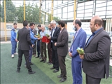 حضور عبداله نوحی فرماندار شهرستان بهارستان درمراسم تجلیل از کارگران دهیاری اورین  