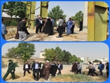 بازدید فرماندار شهرستان بهارستان از پروژه های عمرانی بخش بوستان