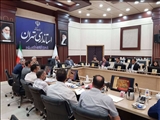 جلسه بررسی مسائل تعاونی های مسکن شهرستان بهارستان