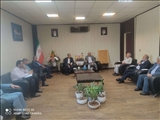 جلسه بررسی روند آغاز ساخت پروژ ه های درمانی شهرستان بهارستان