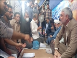 جمعه بیست وچهارم تیرماه 1401 گفتگوی چهره به چهره فرماندار شهرستان بهارستان با مردم در نماز جمعه بخش بوستان