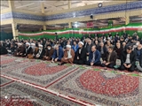آیین عبادی سیاسی نماز جمعه شهر گلستان شهرستان بهارستان