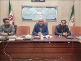 جلسه اجرای تفاهم نامه تشکیل تعاونی های روستایی شهرستان بهارستان