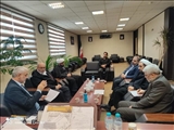 دیدار قائم مقام سازمان اوقاف کشور با فرماندار شهرستان بهارستان