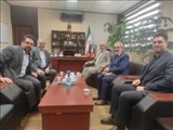  دیدار ریاست منطقه البرز، ‌قزوین و غرب استان تهران بانک پارسیان با فرماندار بهارستان