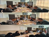 برگزاری جلسه هماهنگی برنامه های اجرایی هفته عفاف و حجاب بخش گلستان 