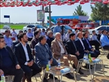  کلنگ زنی ایستگاه شماره 5 آتش نشانی و اورژانس نسیم شهر با حضور فرماندار بهارستان