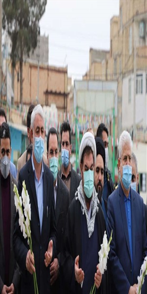 گلزار شهدای شهرستان به مناسبت ایام