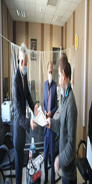 دیدار و تجلیل فرماندار بهارستان