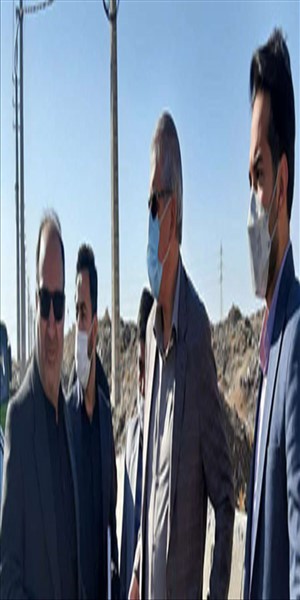 بازدید میدانی بخشدار بوستان از