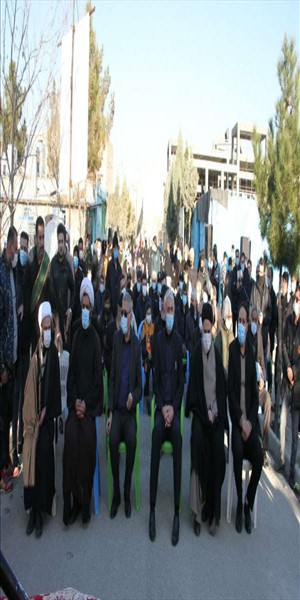 حضور فرماندار بهارستان در دسته