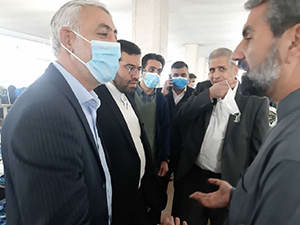 بازدید سرپرست فرمانداری بهارستان